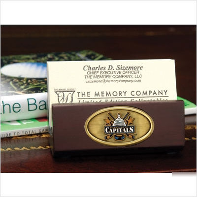 Washington capitals business card holder
