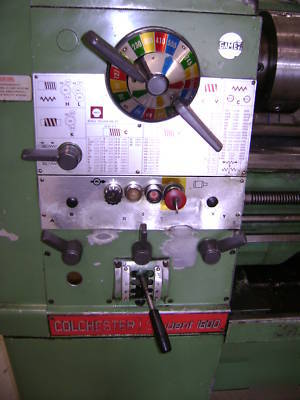 Clausing colchester 1800 geared head toolroom lathe