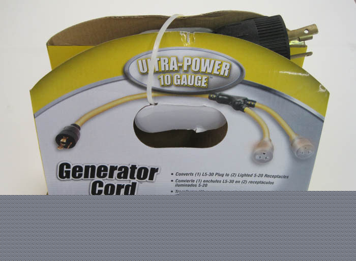 Coleman ultra-power 3' generator cord L5-30P-2X 520R