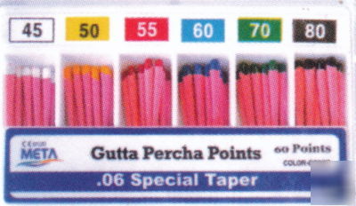 Dental paper points endodontics - protaper .06 #15-40