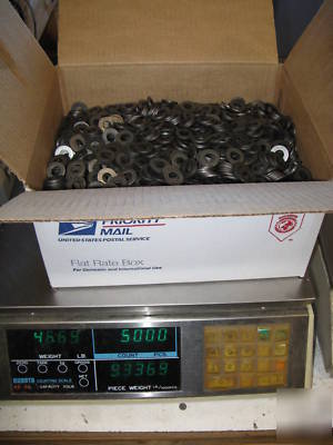 New 3/8 s.a.e. flat washer - 5000 pcs./box