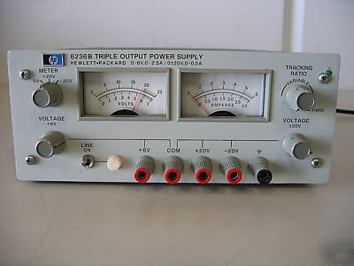 Agilent / hp 6236B triple output power supply, 6V 2.5A