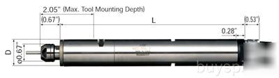 Nsk nakanishi straight air motor spindle mssh-2501R 1