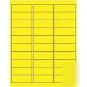 Quill 7-30993:laser labels;fluorescent yellow; 2 boxes