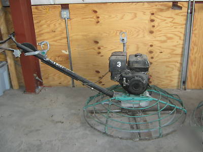 Used mq whiteman walk-behind concrete trowel 46