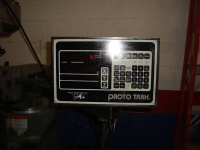 2 axis prototrak bridgeport series 1 mill 48X9