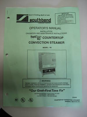 Commercial countertop steamer - southbend