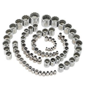Cr@ftsm@n 81 pc socket set, 12 pt 1/4,3/8,1/2 dr. 35742