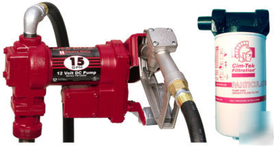 Fill-rite 1210C fuel transfer pump w/ filter kit