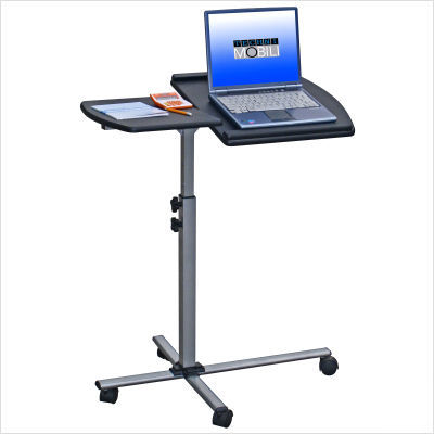 Height adjustable laptop desk color: graphite