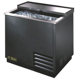 True t-36-gc glass/plate chiller, 0 deg. f & below, cap