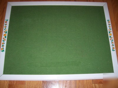 Vintage felt bulletin board home office school wfy