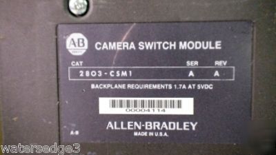 Allen-bradley camera switch modules-2 and accessories 