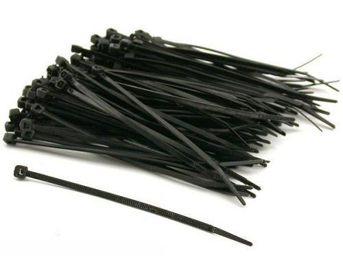 Berk 50 uv black nylon cable ties 36