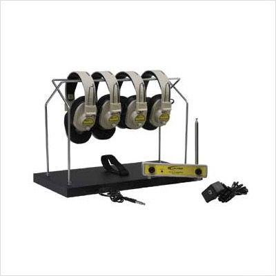 Califone wireless headphone systems color-code: yellow