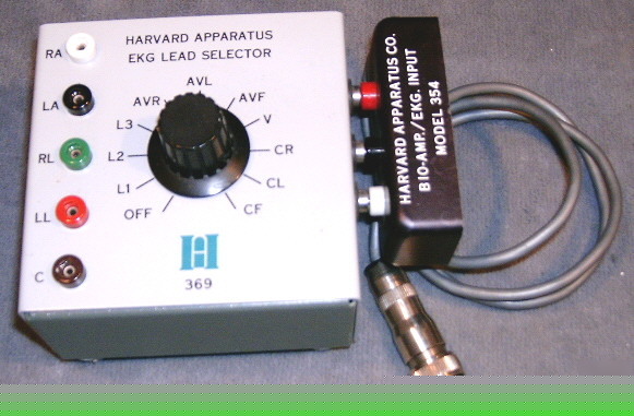 Harvard apparatus ekg lead selector 369