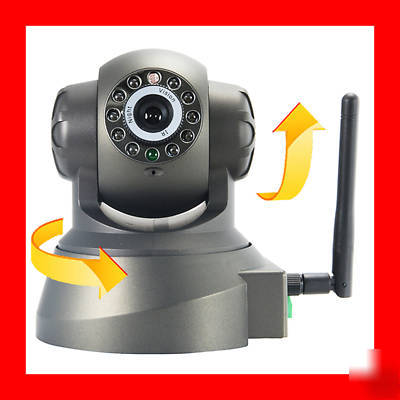 Ip surveillance camera wifi with 360 degree panning 
