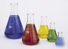 Kimble/kontes kimax brand erlenmeyer flasks: 26500 125