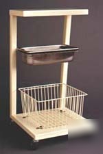 Mckesson utility pump cart, with tub and basket