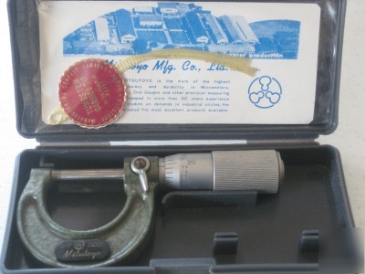 Mitutoyo 103-135 outside micrometer 0-1