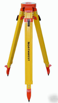 New northwest laser auto level transit tripod & rod 