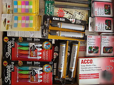 Office, gift wrap & others supplies inventory for sale