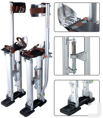 Silver drywall stilts paint stilt aluminum 18 - 30 inch