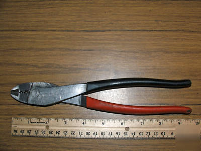T&b stakon crimper cutter dickey plier tool 22-10 wire 