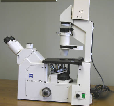 Zeiss axiovert S100 inverted research microscope