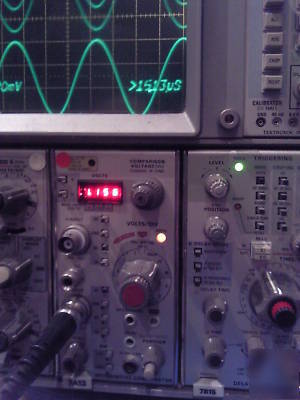 Oscilloscope plug in tektronix 7A13 differential amp