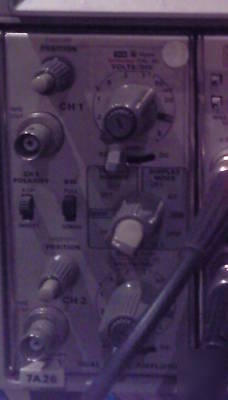 Oscilloscope plug in tektronix 7A13 differential amp