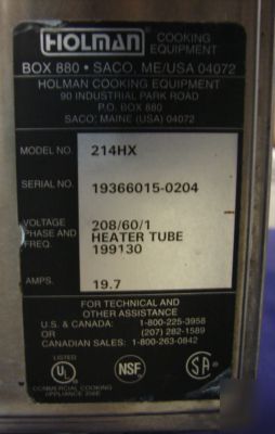 Star-holman 214HX ct conveyor oven, 14