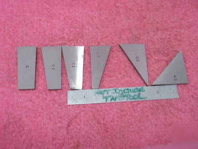 Angle gage blocks 6 toolmaker machinist precise ground