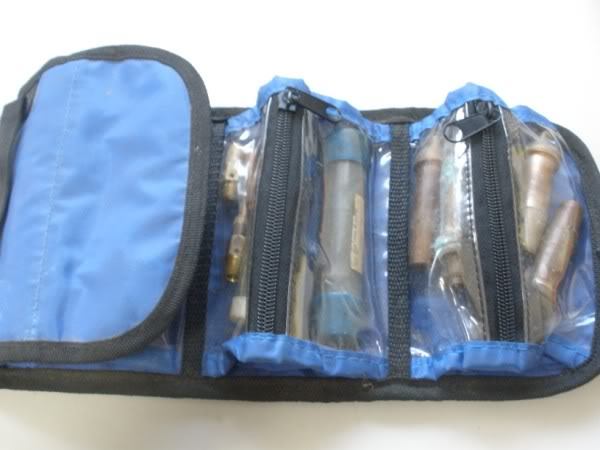 Bulk lot assorted welding tips + carry case *