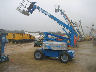 Genie Z30-20 electric boomlift articulating, air tires