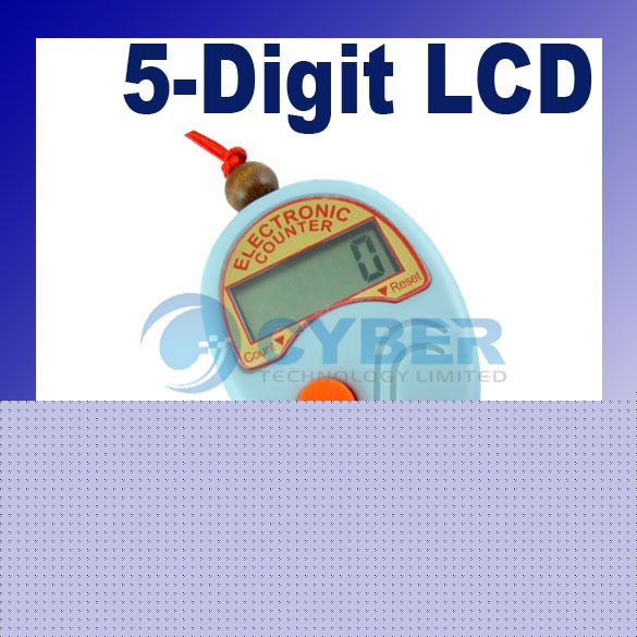 Lcd electronic digital 5 digit hand tally counter golf