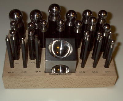 Moulding repair set english wheel auto body sheet metal