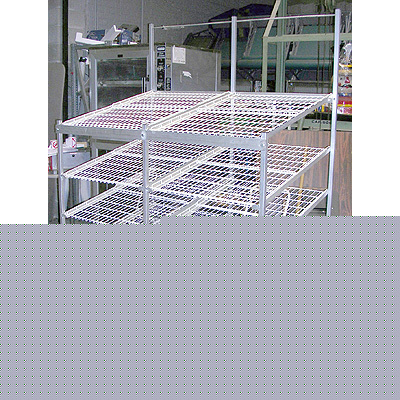 Win-holt aluminum knock-down mobile bread display rack