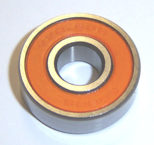 100 608DD 8X22X7 sealed ball bearing greased