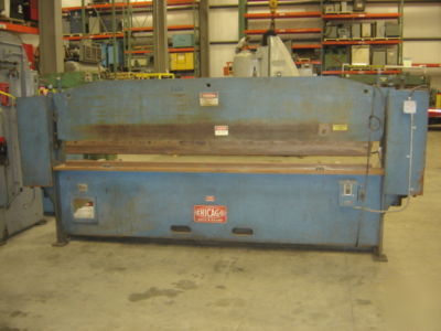 5652 chicago dreis & krump sba-104 hyd. press brake