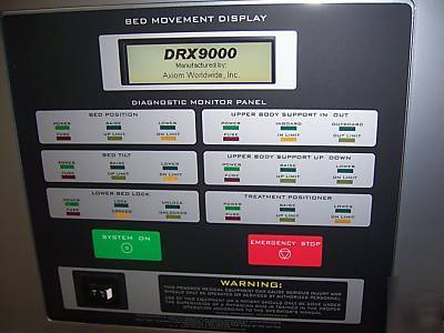 Axiom DRX9000 lumbar spinal decompression table