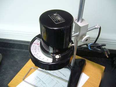Brookfield rvf viscometer with calibration report