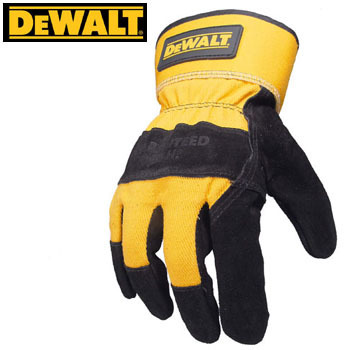 DewaltÂ® premium split cowhide leather palm glove