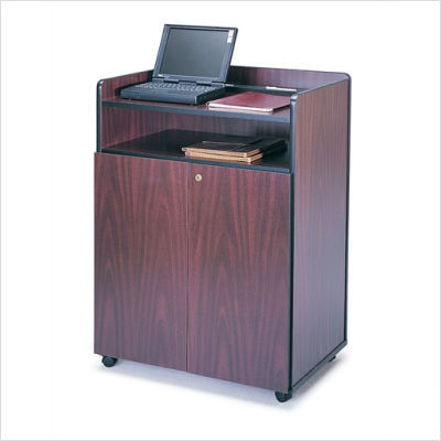 Executive presentation stand finish: mahogany