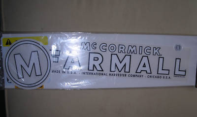 Farmall international harvester m complete decal set