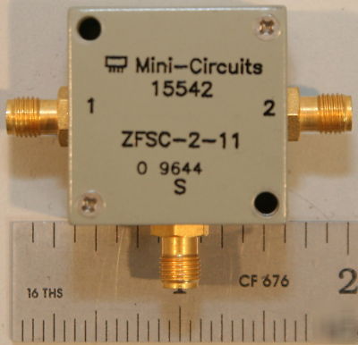 Mini-circuits zfsc-2-11 power splitter 2 way 10-2000MHZ
