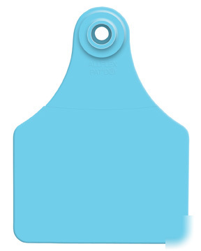 New allflex large calf ear tags blue #1 thru 25