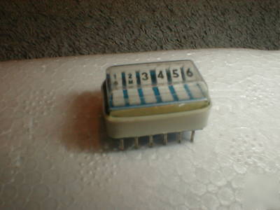 New dip switch 6-position moisture resistant (81 pcs) 