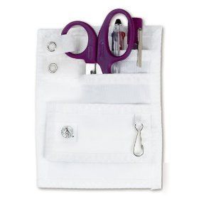 Nurse organizer pocket kit 742 nylon *purple / white* 