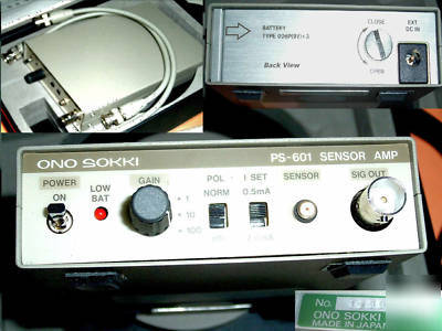 Ono sokki ps-601 sensor amp PS601, japan